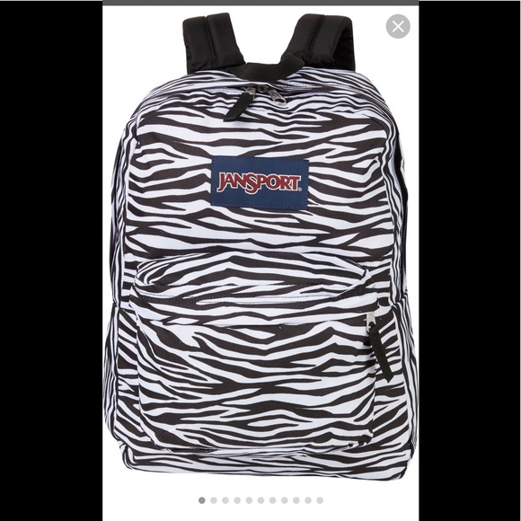 Jansport Handbags - NWT🏷 Jansport Superbreak Black/White Zebra bag